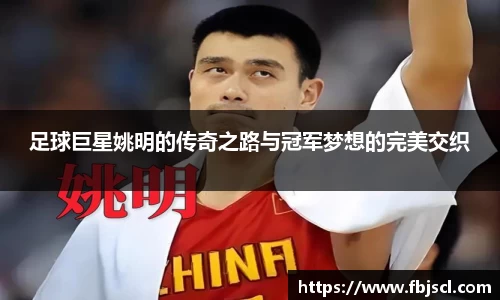 足球巨星姚明的传奇之路与冠军梦想的完美交织